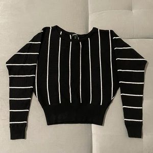Express Batwing Striped Sweater